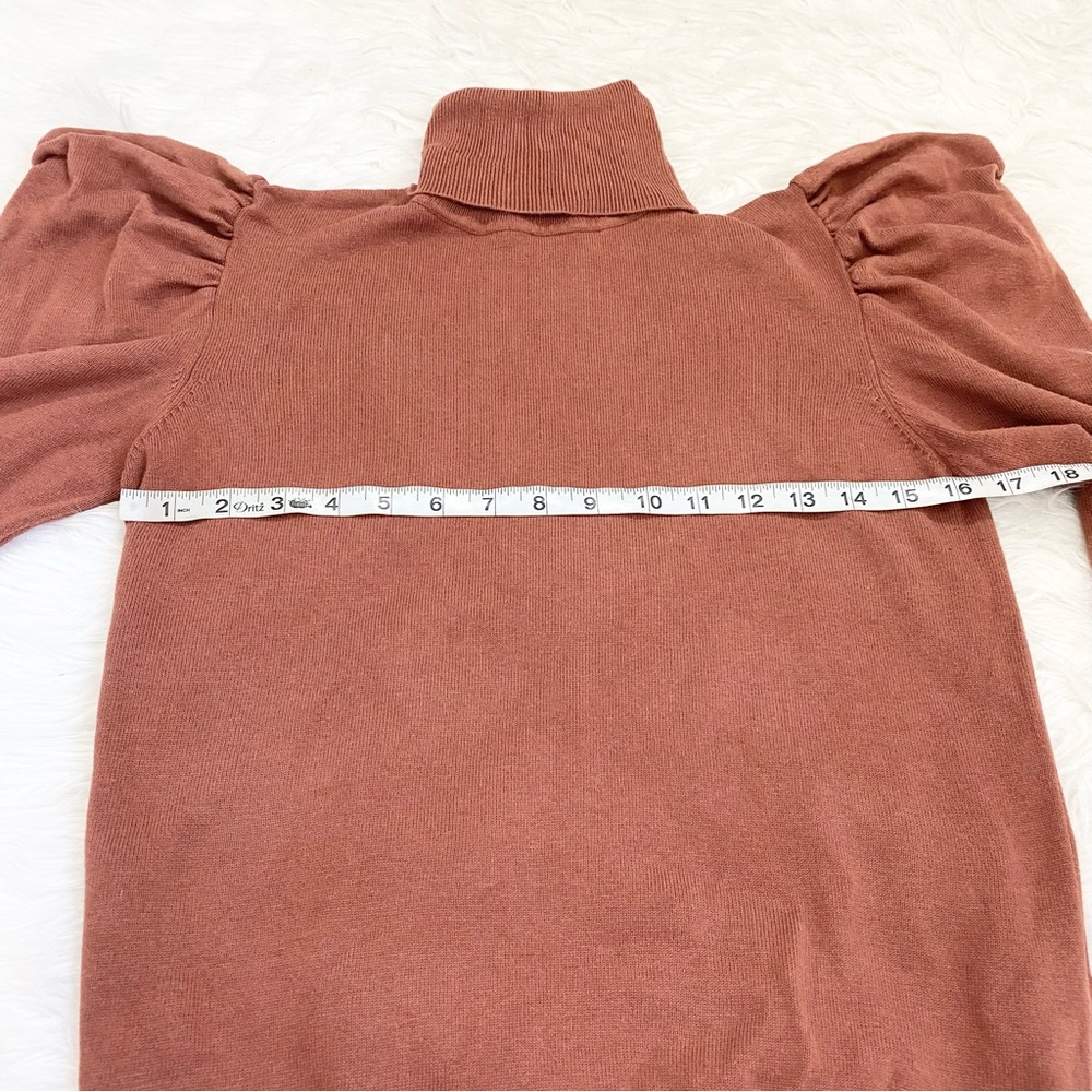 MISA LOS ÁNGELES GABRIELA Puff Sleeve Turtleneck Top/Sweater - Picture 5 of 6